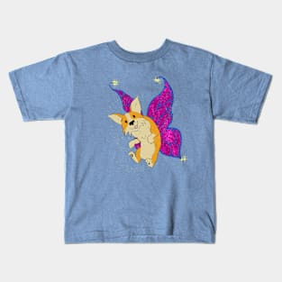 Corgifly Fly By Kids T-Shirt